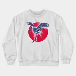 Tribal Ainu Crane Dancer Crewneck Sweatshirt